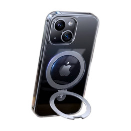 Torras telefono dėklas UPRO Ostand Clear skirtas iPhone 15 (skaidrus)