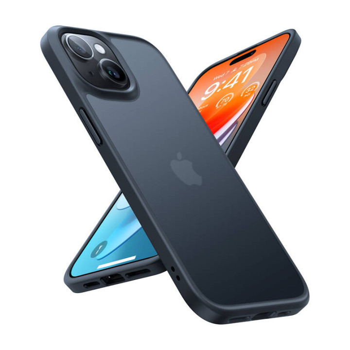 Torras Guardian dėklas, skirtas iPhone 15 (juodas)