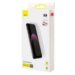 Baseus 0,3 mm näytönsuoja (1 kpl pakkaus) iPhone X/XS/11 Pro 5,8 tuumalle