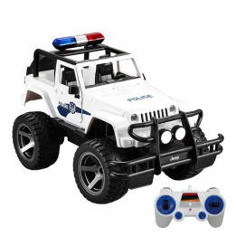 Nuotoliniu būdu valdomas automobilis 1:12 Double Eagle (baltas) Jeep (policija) E550-003