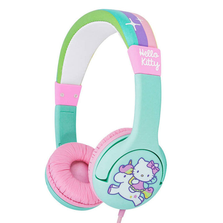 Laidinės ausinės vaikams OTL Hello Kitty Rainbow (turkis)