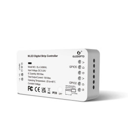 Kontroler LED RGBIC ESP8266 5~24V 10A WIFI WLED MĀJAS PALĪGS