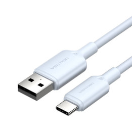 Кабель USB 2.0 A — USB-C 3A Vention CTQLF 1M (синий)