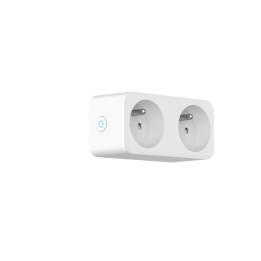 Immax NEO Smart sisemine kahekordne pistikupesa, 16A, Zigbee 3.0