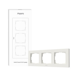 Aqara H2 EU Switch Frame (trīskāršs / 3 grupu), balts