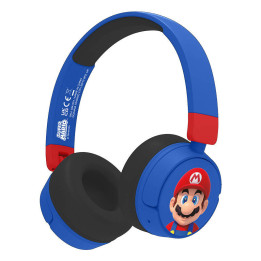 Беспроводные наушники для детей OTL Super Mario (синие)
