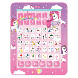Двуязычный говорящий обучающий планшет Unicorn