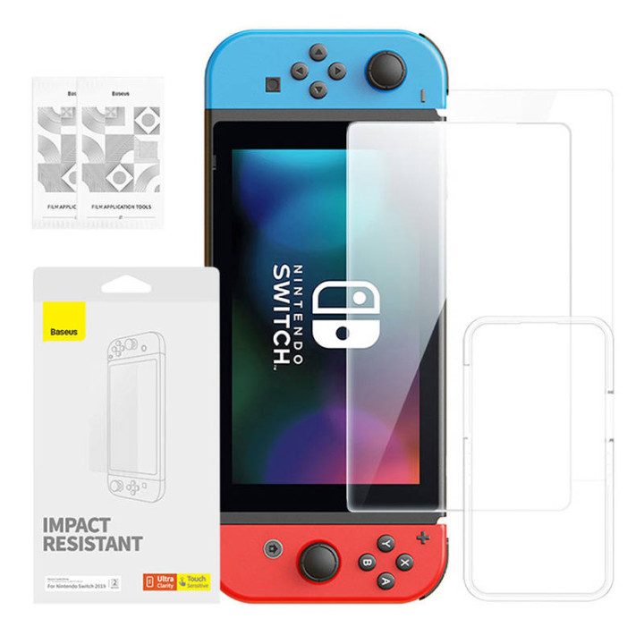 Karastatud klaasist Baseus ekraanikaitse Nintendo Switch 2019 jaoks