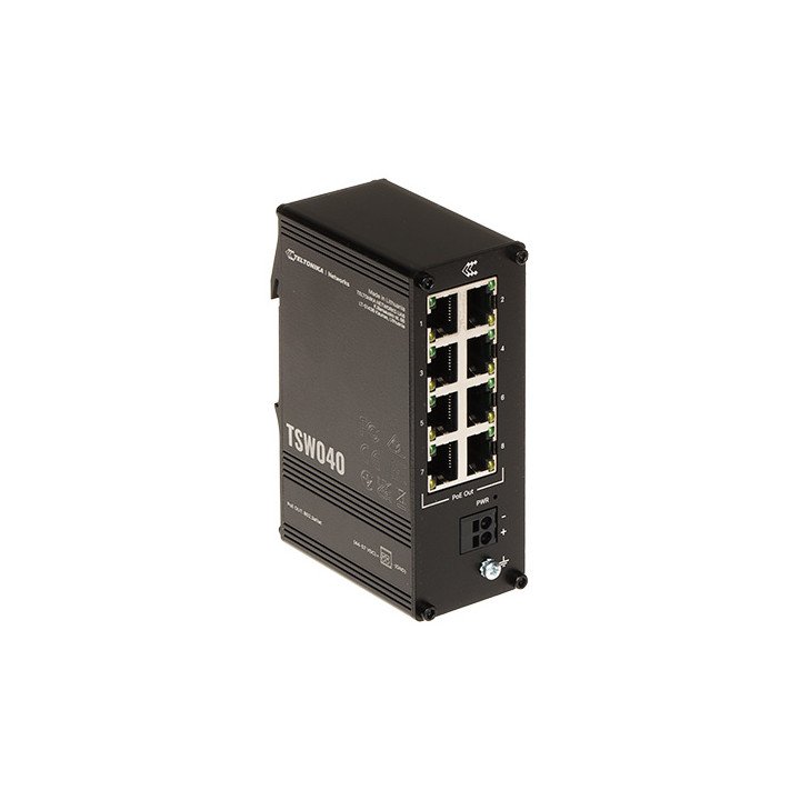 Teltonika TSW040 8-Port PoE Industrial Switch