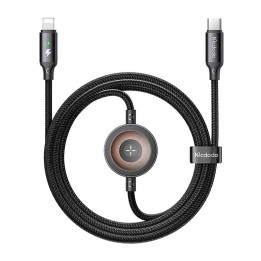 Mcdodo CA-5680 2-in-1 USB-C-Lightning-kaapeli + Apple Watch -laturi, 36 W, 1,5 m