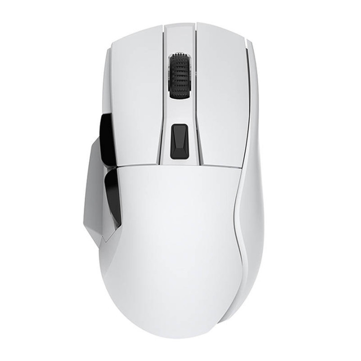 Belaidė žaidimų pelė + įkrovimo dokas Dareu A955 RGB 400-12000 DPI (balta)