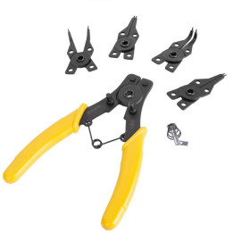 Apsauginės replės 6" Deli Tools EDL104506 (geltona)