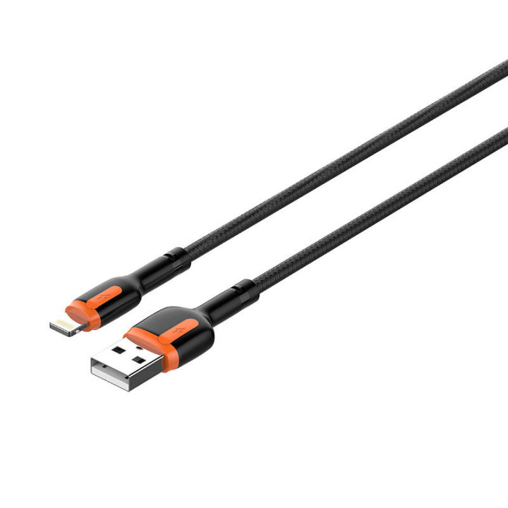 LDNIO LS531, USB-кабель Lightning, 1 м (серо-оранжевый)