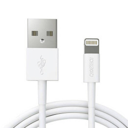 USB-Lightning-kaapeli Choetech IP0026, MFi, 1,2 m (valkoinen)