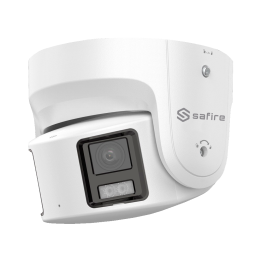 SAFIRE SF-IPT180CW-8U-AI2-PAN 8MP Turret IP Camera with PoE and Wi-Fi