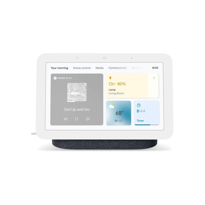 „Google Nest Hub 2 Gen“ (tamsiai pilka)