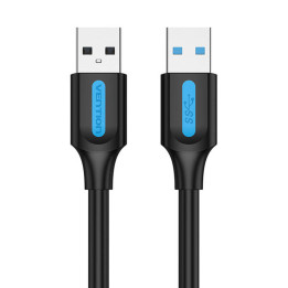 USB 3.0 kaapeli Tuuletus CONBF 2A 1m musta PVC
