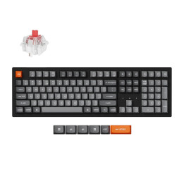 Keychron K10 Max RGB Red Switch langaton näppäimistö (musta) [K10M-B1].