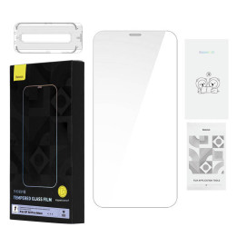 Tempered Glass Baseus 0,4mm Iphone 12 Pro MAX + puhastuskomplekt