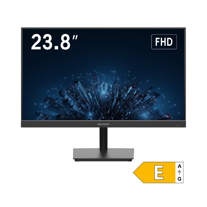 Монитор Hikvision DS-D5224F2-1V1S/B, 23.8 дюйма, Full HD с HDMI, VGA, CVBS, аудиовходом