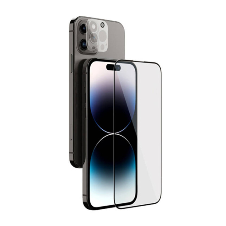 Karkaistu lasi näytölle ja kameralle Nillkin HD 2 in 1 Apple iPhone 14 Prolle