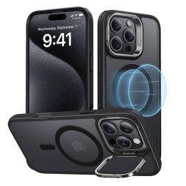 Hübriidümbris (HaloLock) ESR koos alusega iPhone 16 Pro Maxile (must)