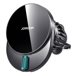 Uchwyt Joyroom JR-ZS409 magnetyczny z ładowarką indukcyjną 15W na kratkę nawiewu w samochodzie - czarny