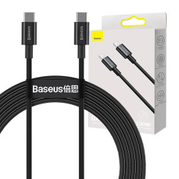 Baseus Superior -sarjan USB-C tai USB-C, 100 W, 1 m (tsaari)