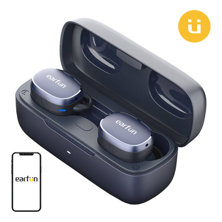 Kuulokkeet TWS EarFun Free Pro 3, ANC (sininen)