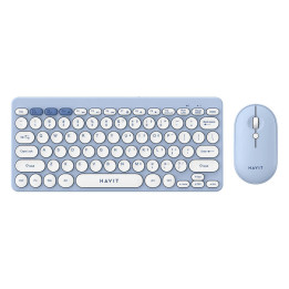 Havit KB279GCM langaton 2-in-1 pelisetti näppäimistö + hiiri (sininen) (QWERTY)