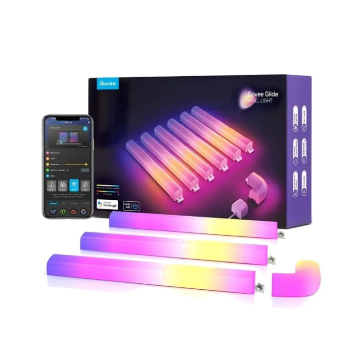 Govee H6062 Glide Wall (6+1) | LED panelis | RGBIC