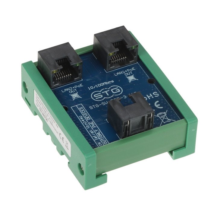 STG STG-SW-POE-3-110 3-Port PoE Switch / Extender