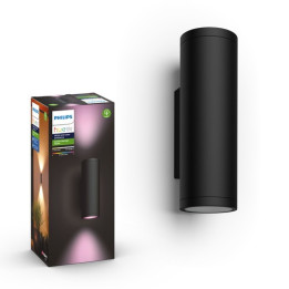 Philips Hue Appear seinävalaisin musta 2x