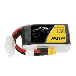 Tattu 850 mAh 11,1 V 75C 3S1P aku pistik XT30