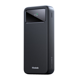 Power Bank Mcdodo MC-4230 skaitmeninis ekranas 20000mAh 1C+2A, 22,5W (juodas)
