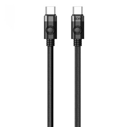 Orico 60W USB-C į USB-C įkrovimo laidas (juodas)