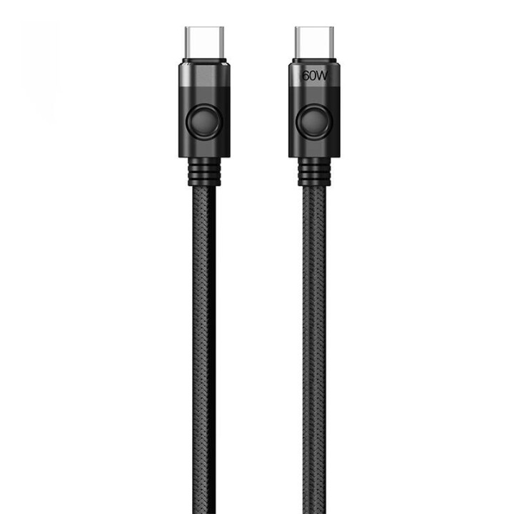 Зарядный кабель Orico USB-C — USB-C 60 Вт (черный)