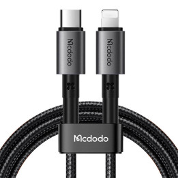 USB-C kabelis uz Lightning Mcdodo CA-2851, 36 W, 2 m (melns)
