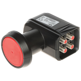 TV-SAT LNB KONW/QUAD-BLACK-FTE eXcellento