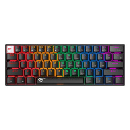 Havit KB903L wired mechanical / gaming RGB keyboard (black) (QWERTY)