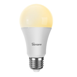 Sonoff B02-BL-A60 WiFi+Bluetooth CW (väri+lämmin/kylmä valkoinen) LED-himmennin älypolttimo (E27)