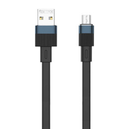 Kabelis USB-mikro USB Remax Flushing, RC-C001, 1m (melns)