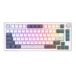Механическая клавиатура Royal Kludge RKH81 RGB, переключатель Sky cyan (белый)