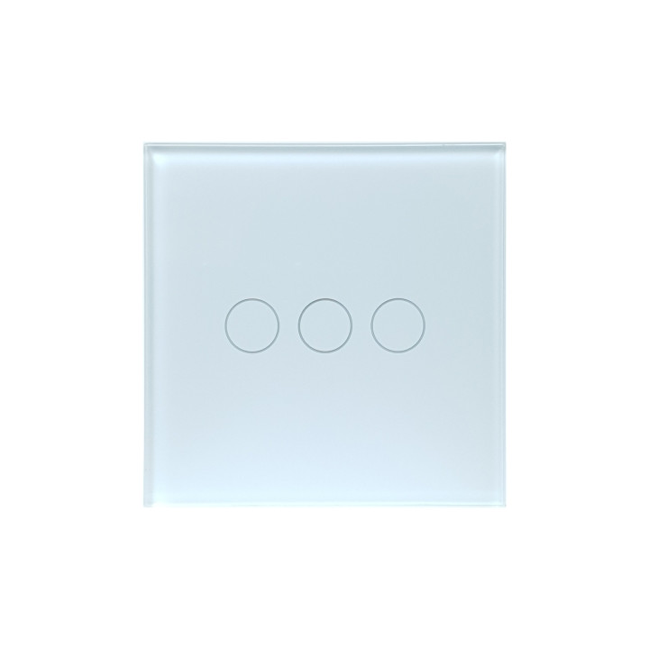 SmartWise T4 EU 3C UNI (R3), белый, 3-клавишный, интеллектуальный выключатель света WiFi+RF (работает с одним проводом под напря