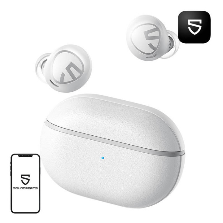 TWS Soundpeats Free2 klasiskās austiņas (baltas)