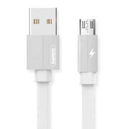 USB Micro Remax Kerolla kabelis, 1m (balts)