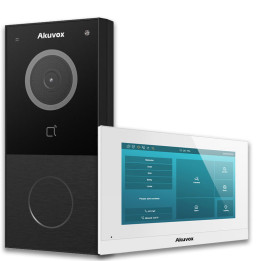Akuvox E12W video uksekella komplekt koos C313N monitoriga