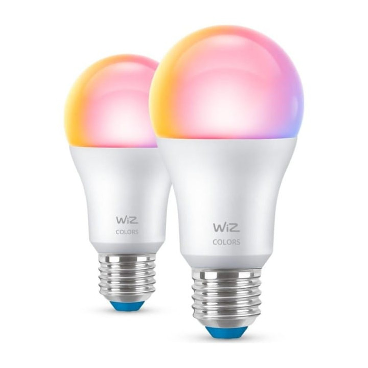 WiZ,pirn,8,5W,2200-6500 (RGB),A60,E27,2tk valgusallikas