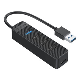 Orico USB į USB 3.0 + 3x USB 2.0 šakotuvo adapteris (juodas)