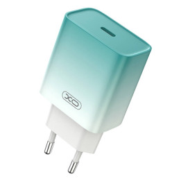 Зарядное устройство XO CE18, USB-C, PD30W (синее)